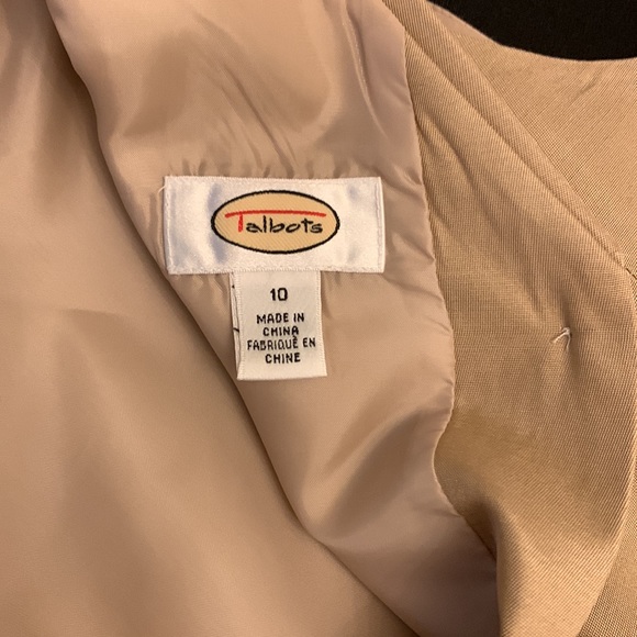 Talbots v neck back - satin and wool - Picture 5 of 9